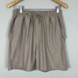 Outdoor Voices Shorts Men Medium Beige Stretch Athletic Active Athleisure Casual